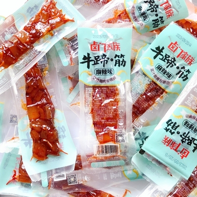 卤门家族牛蹄筋麻辣味香辣味即食
