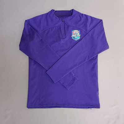 长袖足球服中超天津津门虎训练服半拉链立领套头衫拇指扣运动卫衣