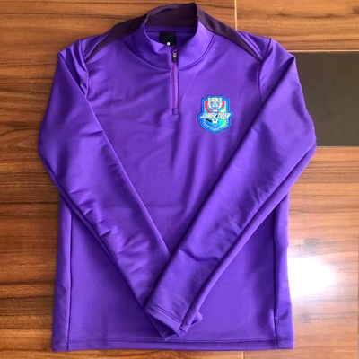 2025赛季天津津门虎 半拉链 套头 拇指扣 足球训练服