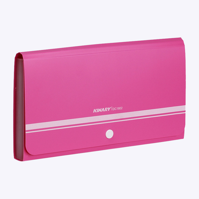 JINDELI DC1802 과일 컬러 라인 소형 보관 가방 빌 분류 가방 오르간 가방 금융 보관 도서 가방