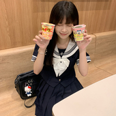 小时夏 原创jk水手服短袖 套装 山川会社短袖 上衣夏新款