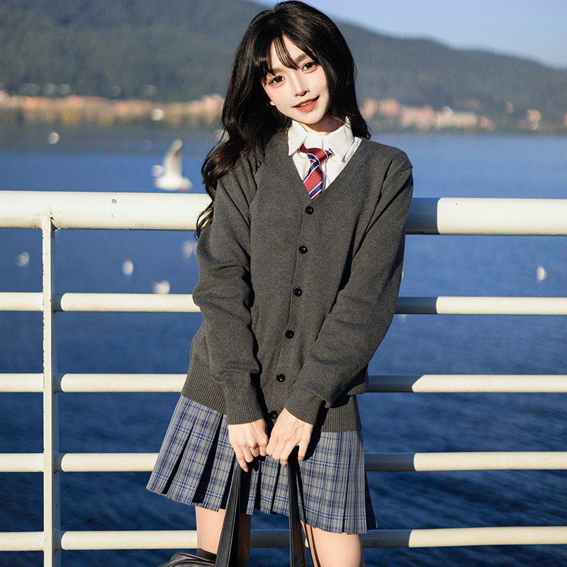 衬衫上衣jk开衫毛衣秋冬学院风