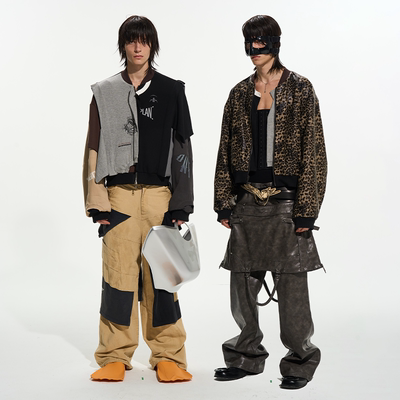 BLINDNOPLAN26SS高端系列多色衣拼接外套双面穿