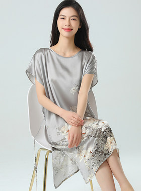 过膝盖新款正品高级感真丝睡裙女