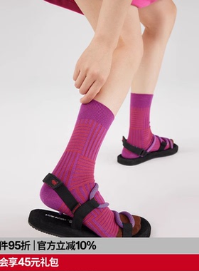 AR红色扭扭袜本命年粗针中筒袜条纹女堆堆ins袜潮r线AlmondRocks