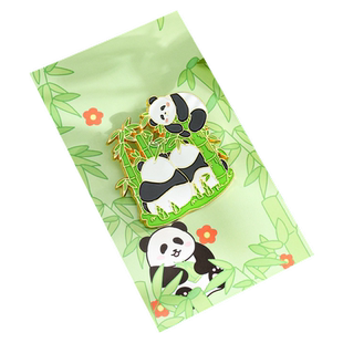 小学生奖励小礼品幼儿园开学礼物一年级入学儿童奖品创意熊猫胸针