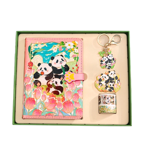 熊猫花花创意礼盒套装精美创意实用生日礼物毕业伴手礼送女生男孩
