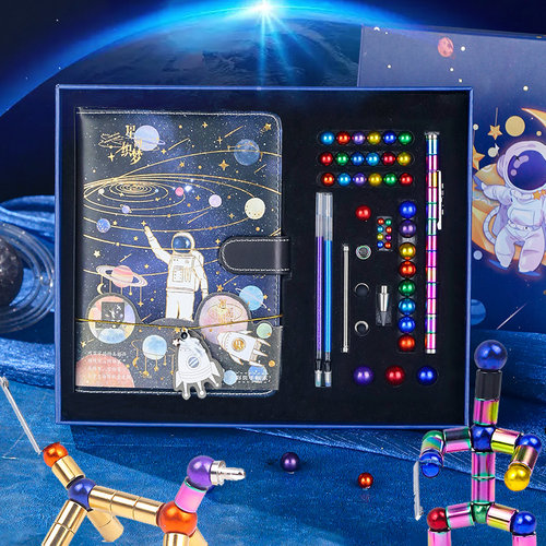 磁铁笔解压本网红手账本套装礼盒