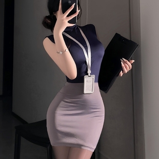 纯欲御姐OL秘书职业装cosplay老师办公室教师制服套装禁欲包臀裙