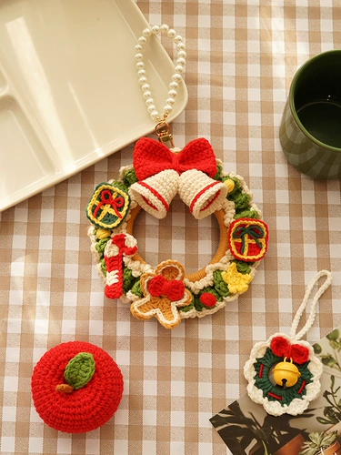 Набор материалов ручной работы, барсетка, плетеный рождественский крючок для вязания, «сделай сам», подарок на день рождения