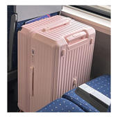 日本SMO 原创大容量行李箱拉杆箱女结实耐用28寸万向轮旅行密码 箱