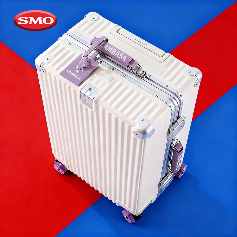 SMO/原创行李箱女新款加厚铝框款