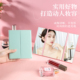 三折镜子化妆镜随身折叠镜子DIY补妆小镜子高清手持镜 三折叠 新款