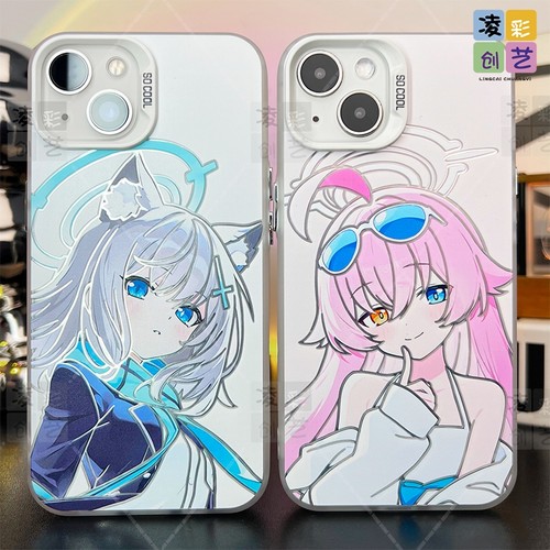 凌彩创艺蔚蓝档案砂狼白子手机壳适用苹果17promax华为vivoiqoo13小米17一加ace5pro红米k80至尊IMD彩银壳