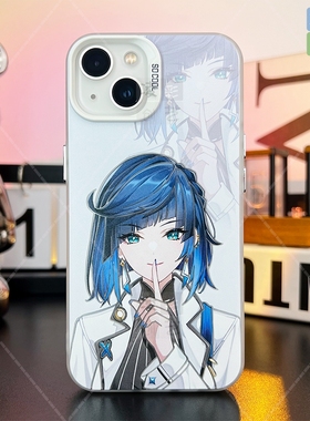 凌彩创艺原神游戏夜兰手机壳适用于苹果15promax华为vivoiqooz9Turbo小米14一加ace2pro红米k70至尊版IMD彩银