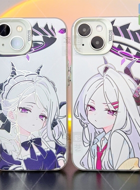 凌彩创艺蔚蓝档案空崎日奈手机壳适用苹果17promax华为vivoiqoo15小米17promax一加ace5红米k80proIMD彩银壳