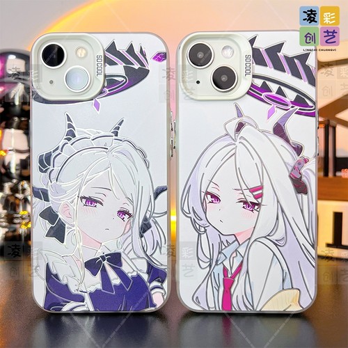 凌彩创艺蔚蓝档案空崎日奈手机壳适用苹果17promax华为vivoiqoo15小米17promax一加ace5红米k80proIMD彩银壳