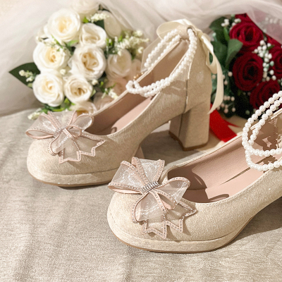 蝴蝶结平时可穿不累脚单鞋