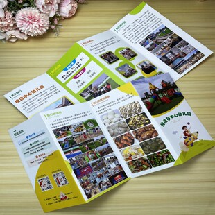 幼小衔接校园招生宣传简章海报设计印刷幼儿园异形宣传单定做折页简介托管托育早教机构彩页制作招新广告册子
