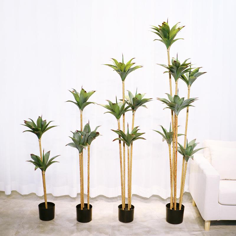 艺卉植物客厅造景盆栽摆件北欧假树睡莲绿植落地花仿真北欧风格