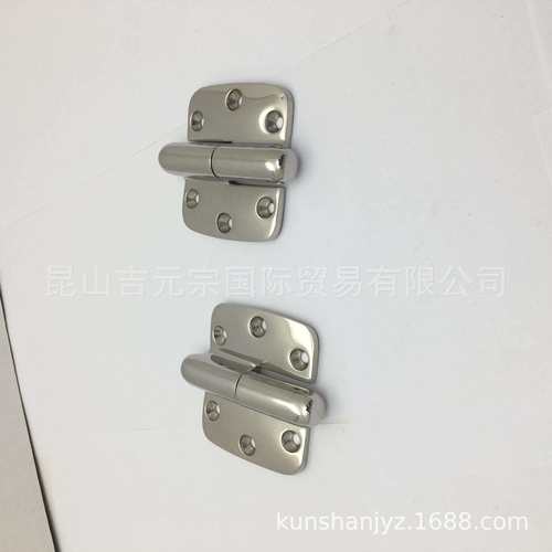 不锈钢316可拆卸式门钮合页铰链重型左右一组游艇船用五金配件