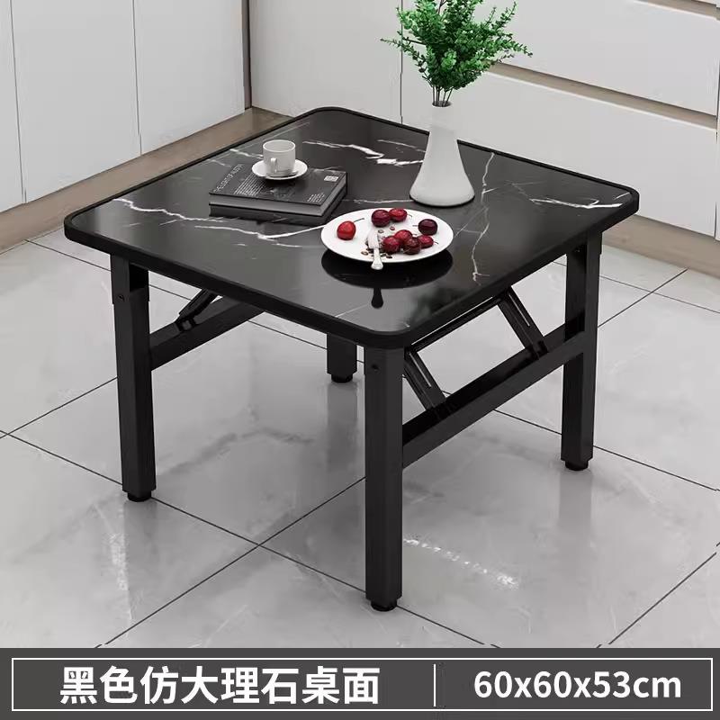 折叠桌子小户型四方桌子矮桌家用餐桌出租房小方桌户外简易摆摊桌