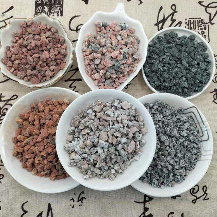 原色彩砂外墙真石漆用流彩石批刮用彩砂沙画沙粒度均匀