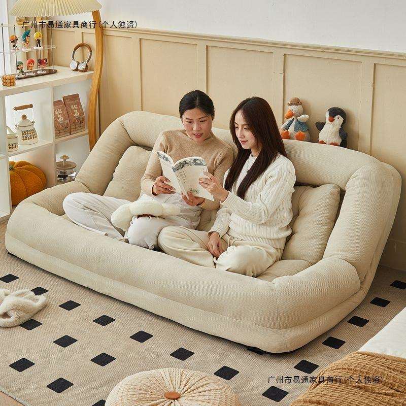 人类狗窝懒人沙发沙发床单人榻榻米巨大双人折叠阳台卧室网红躺椅