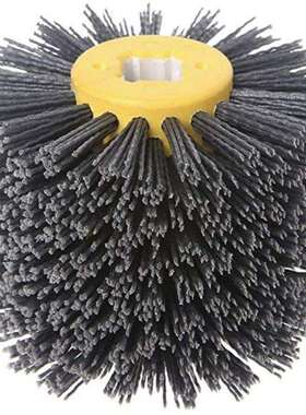 磨料尼龙线绘图轮鼓抛光抛光刷适木质家具地板抛光120x100mm