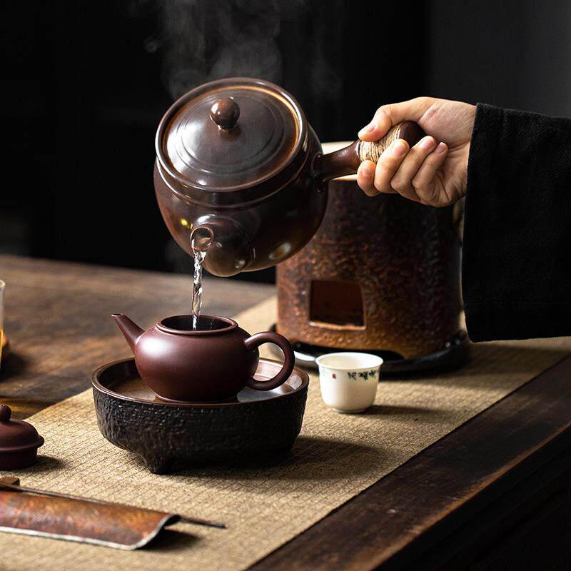 围炉煮茶陶瓷提梁壶木炭烤火温茶炉家用火炉户外烧烤灌灌烤奶