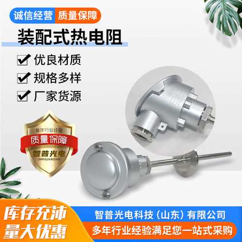 JUMO久茂原装一体化温度探头 PT100铠装铂热电阻902810/13系列