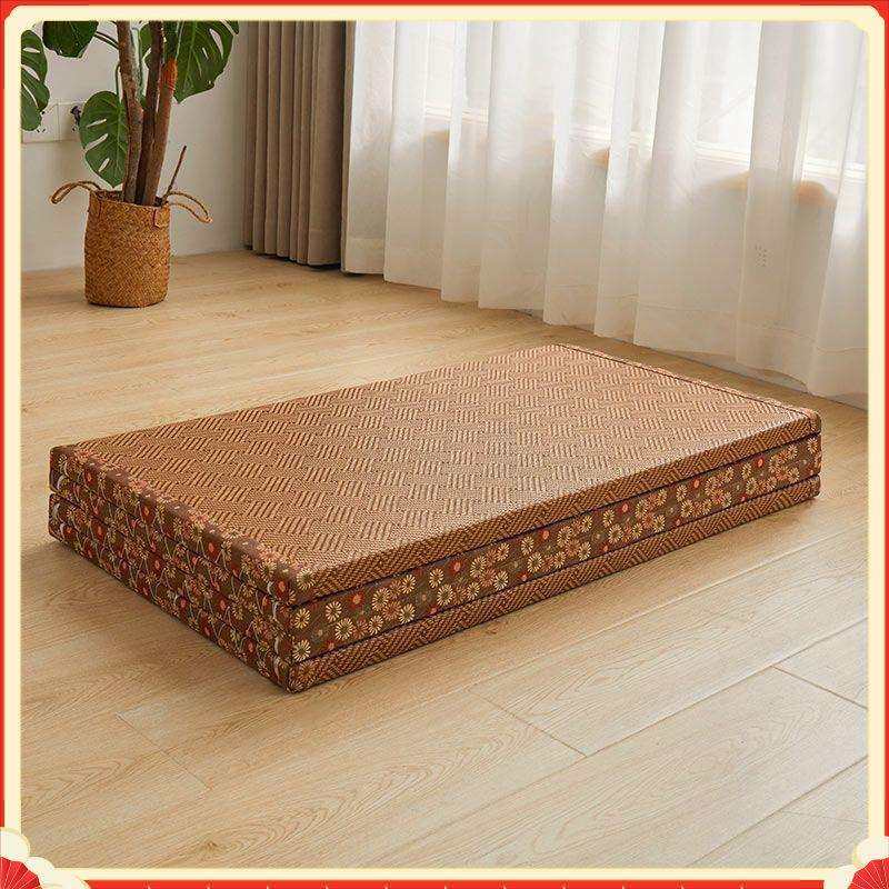 日式可折叠榻榻米垫子可藤席地垫家用垫子爬爬垫卧室客厅办公室