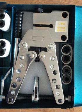 电力施工机械式角钢切断机铁塔横担打眼机铜铝板冲孔器