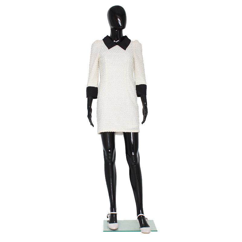 人体黑色全身模特亮光黑色喷漆成人女模特模特道具模特服装展示架