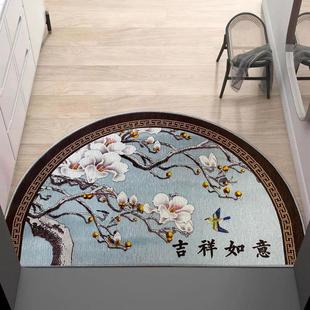 半圆地垫入户门垫多尼尔家用门口耐脏脚垫卫生间吸水防滑爆款 中式