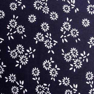 厂家现货全棉斜纹厚款活性印染蓝花布 棉服被面床上用品布料爆款