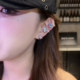 爆闪水钻耳骨夹女2026新款 小众设计感甜酷耳夹无耳洞气质百搭耳饰
