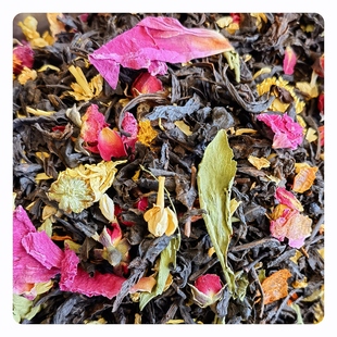 新疆饭店花茶餐厅香茶玫瑰花调味混合茶红茶茉莉花菊花甜叶菊栀子