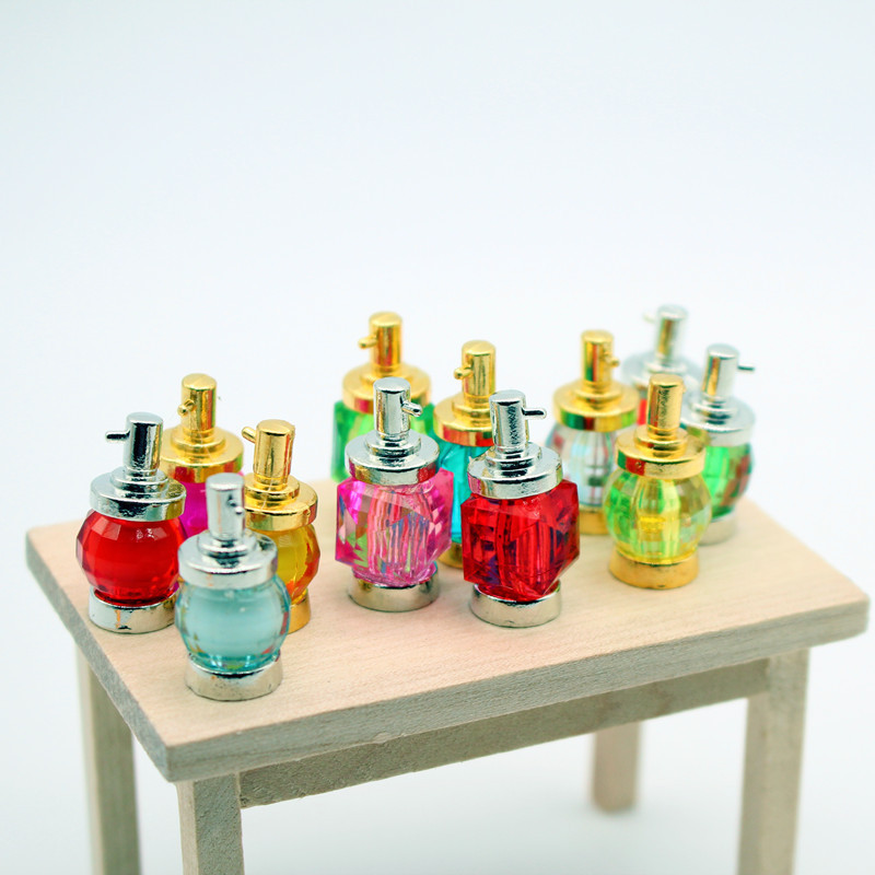 Dollhouse 娃娃屋 合金 香水瓶 仿真迷你微缩模型配件OB11过家家