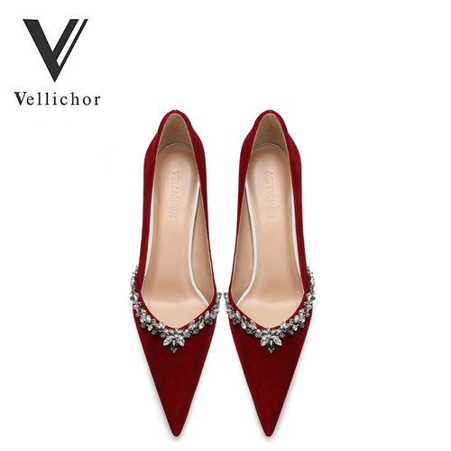 vellicohr细跟高跟婚鞋