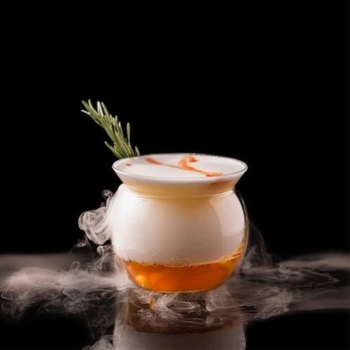 调酒师 专业马天尼杯分子鸡尾酒杯三角带底座冰镇鸡尾酒杯创意杯 - 封面