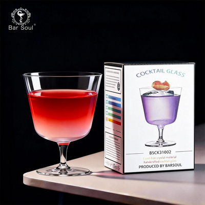 出口品质290ml日式矮脚高清高透