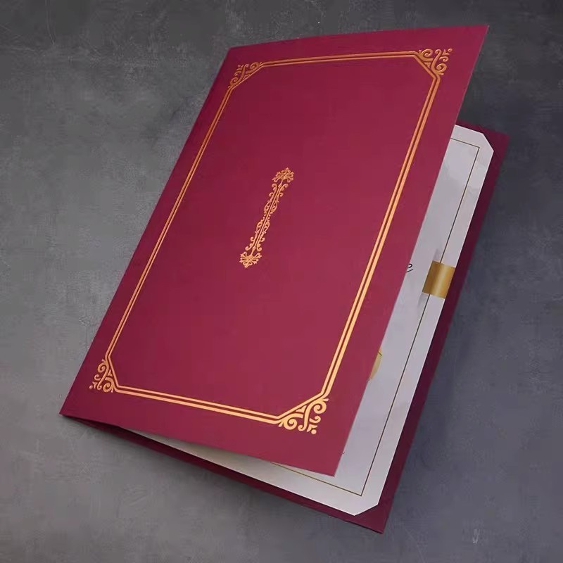 主持人台词本文件朗诵本夹谱婚礼父母发言致辞本签约本烫金可定制