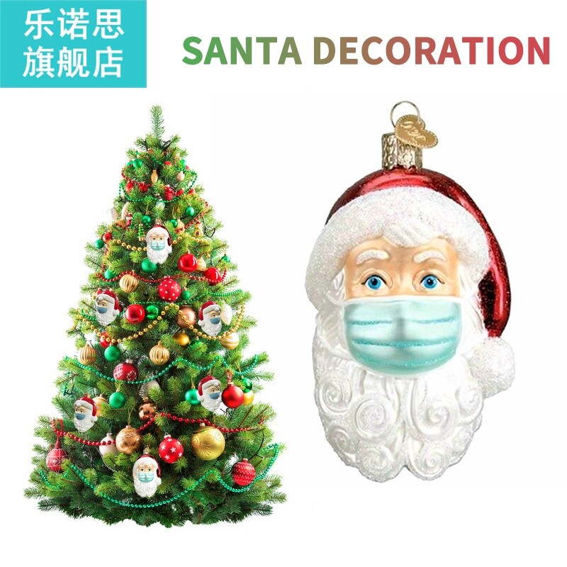 personalized santa claus christmas ornament christmas tree p