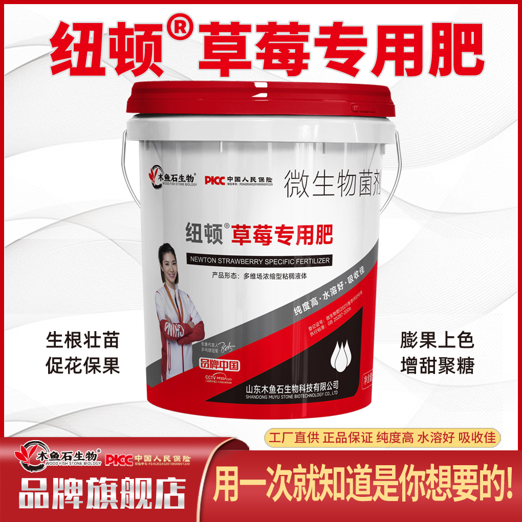 木鱼石生物草莓专用肥桶肥