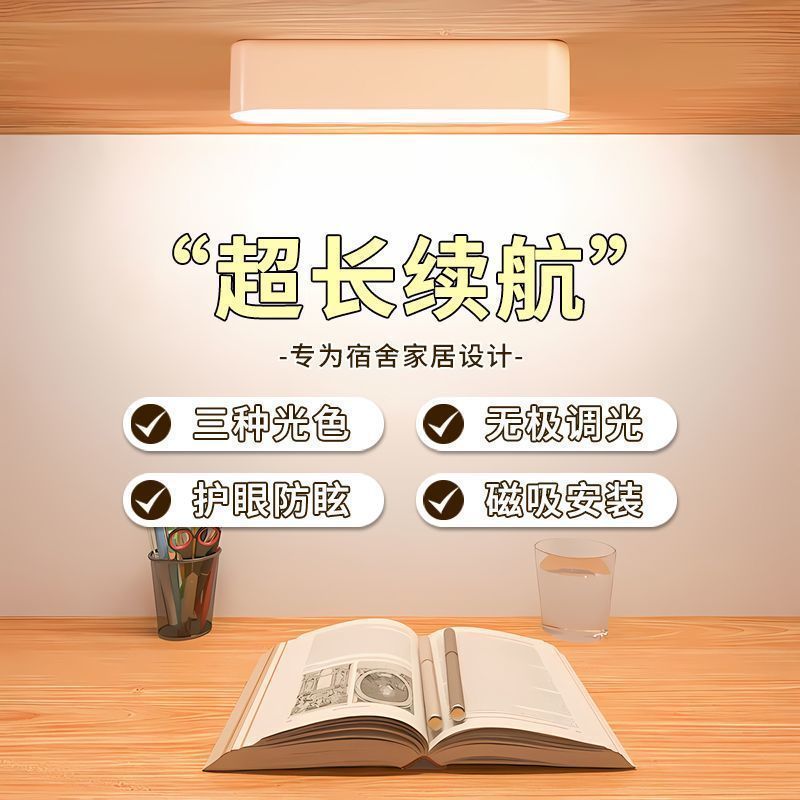 小夜灯宿舍床上用学生学习磁吸