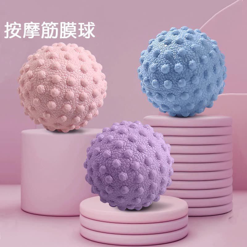 筋膜球足底按摩肌肉放松背部瑜伽肩颈健身实用工具经膜球