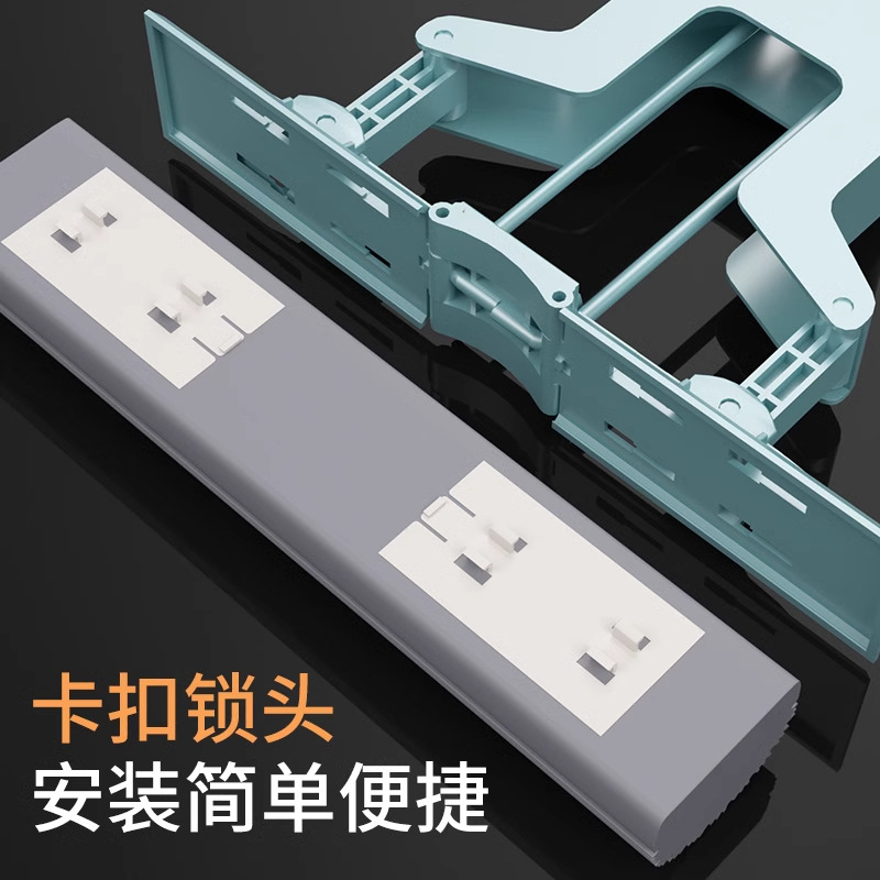 折叠海绵对折式拖把头家用吸水胶棉通用替换头墩布头清洁神器