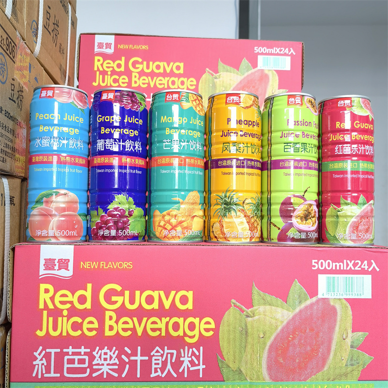 台贸红芭乐百香果500ml