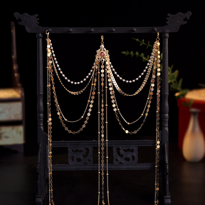 原创古风压襟异域风情服饰 金色腰链飞天流苏百搭长流苏腰间配饰,饰品/流行首饰/时尚饰品新,发饰,淘宝优惠券,粉丝福利购,淘宝优惠卷